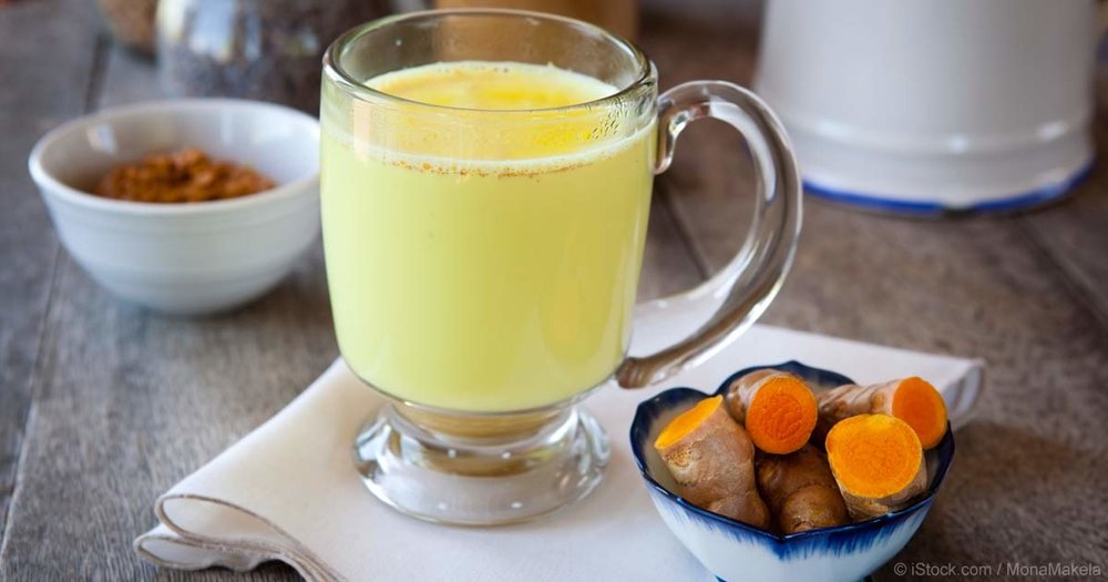 You can add chamomile or turmeric in your morning tea or whenever you drink a hot beverage to help soothe your skin.
